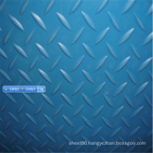 Blue Diamond Checker Anti Slip Rubber Sheet